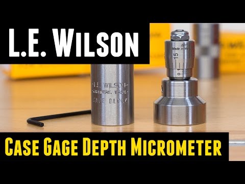Overview: New L.E. Wilson Case Gage Depth Micrometer
