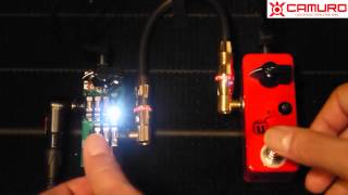 Video thumbnail for JHS Mini Bomb Boost - Point-to-Point Handwired MOD ハンドワイヤー モディファイ by Camuro by Camuro Custom Built Pedals And Mods