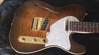 Video thumbnail for DiMarzio Area Tele Pickups Custom Built Tele by Justin Juknelis
