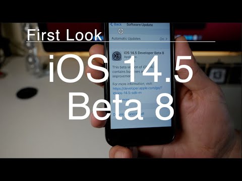 iOS 14.5 Beta 8 - First Look