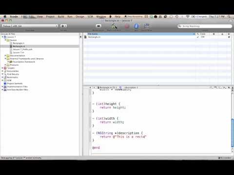 Objective-C on the Mac L7 - description