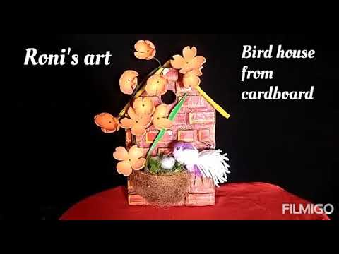 Different crafts from newspaper, cardboard, woollen and galvanized string- Roni's art presents.
