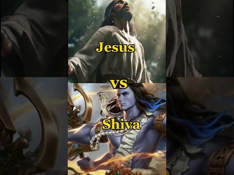 Jesus Christ vs lord Shiva || #jesus #shiva #ytshorts #shorts