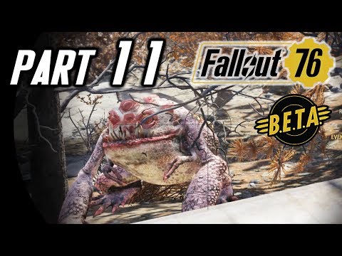 FALLOUT 76 BETA PC Gameplay Part 11 – RADTOADS, MOLE MINERS, HONEY BEAST AND MORE