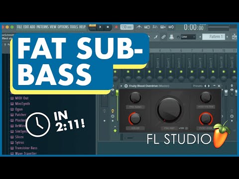 How To Make Fat Sub Bass on FL Studio | Music Production | Tutorials