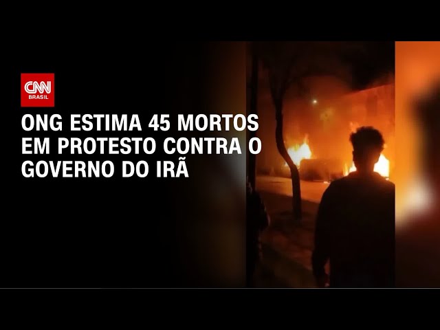 Ao menos 45 pessoas morreram nos protestos no Irã, diz ONG | CNN NOVO DIA