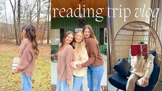 VLOG: renting a cabin to read for the weekend 📚 crescent city 3 reading getaway trip