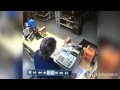 Robber pulls gun, liquor store clerk is faster