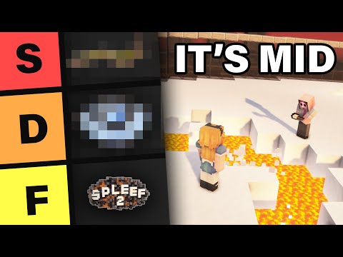 Insane Minecraft Mini-Game Tier List!!