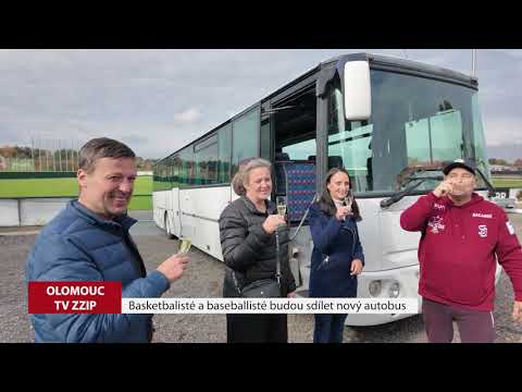 Basketbal a baseball v Olomouci má stejný autobus