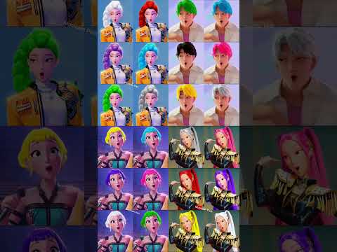 KPop Demon Hunters characters Hair Color - POKÉDANCE