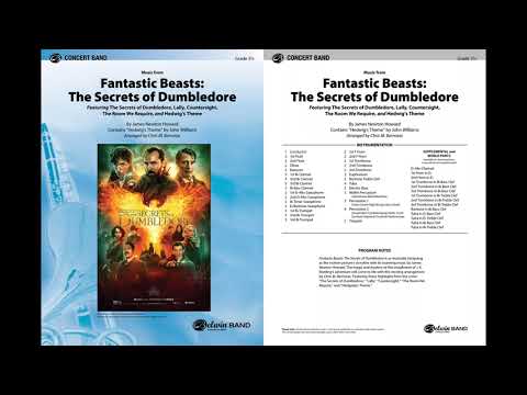 Fantastic Beasts: The Secrets of Dumbledore, arr. Chris M. Bernotas – Score & Sound