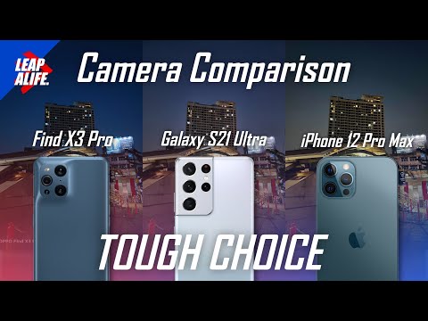 OPPO Find X3 Pro vs Samsung Galaxy S21 Ultra vs iPhone 12 Pro Max - Camera Test and Comparison