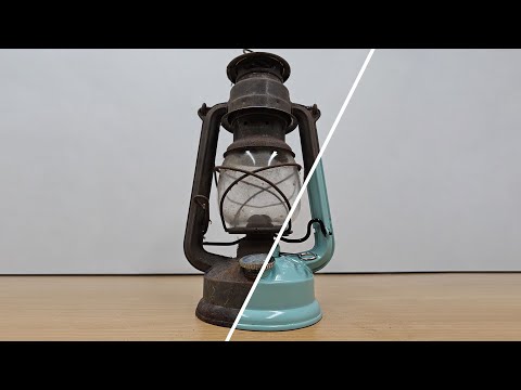 1930's Rusty Old Lantern Restoration