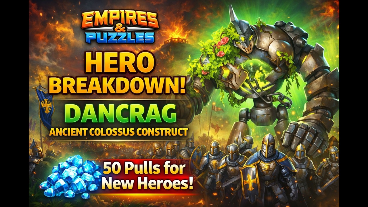 Empires and Puzzles Hero Breakdown: Dancrag, New Meta Reviver? + 50 pulls