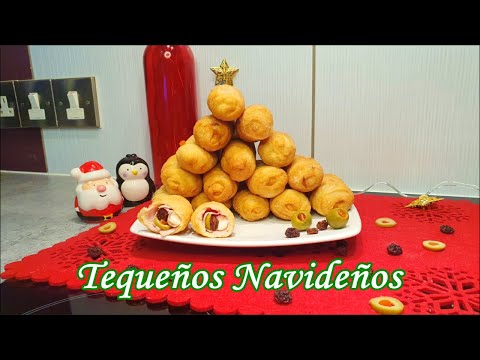 Como hacer TEQUEÑOS NAVIDEÑOS | Paso a Paso | FUSIÓN DE RECETAS VENEZOLANAS 👩🏽‍🍳🎄