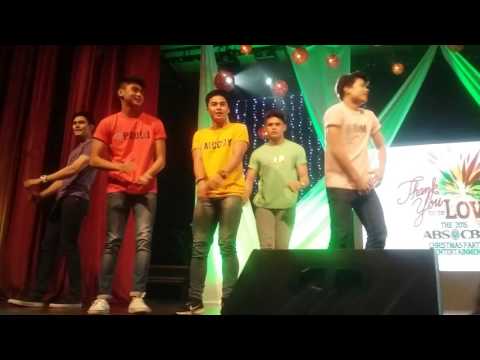 Hashtags Boys at Kapamilya Media Christmas Party