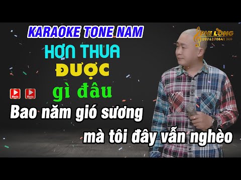 Karaoke Hơn Thua Được Gì Đâu - Tone Nam ( Beat Hay ) Nhạc Đời 2022 Hót Tiktok