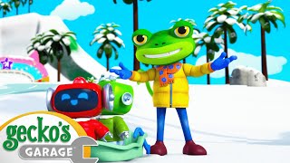 Snowy Mountain Rescue | Gecko's Garage | Cartoons For Kids | Toddler Fun Learning