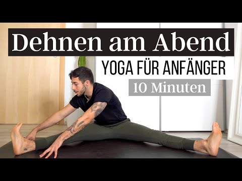 EVENING STRETCHING - 10-Minute Yoga Routine for Beginners (German)