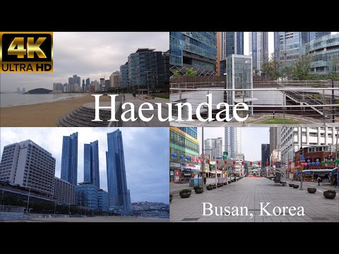 Haeundae, Busan, Coreia (4K)