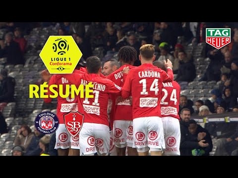 Toulouse FC - Stade Brestois 29 ( 2-5 ) - Résumé - (TFC - BREST) / 2019-20