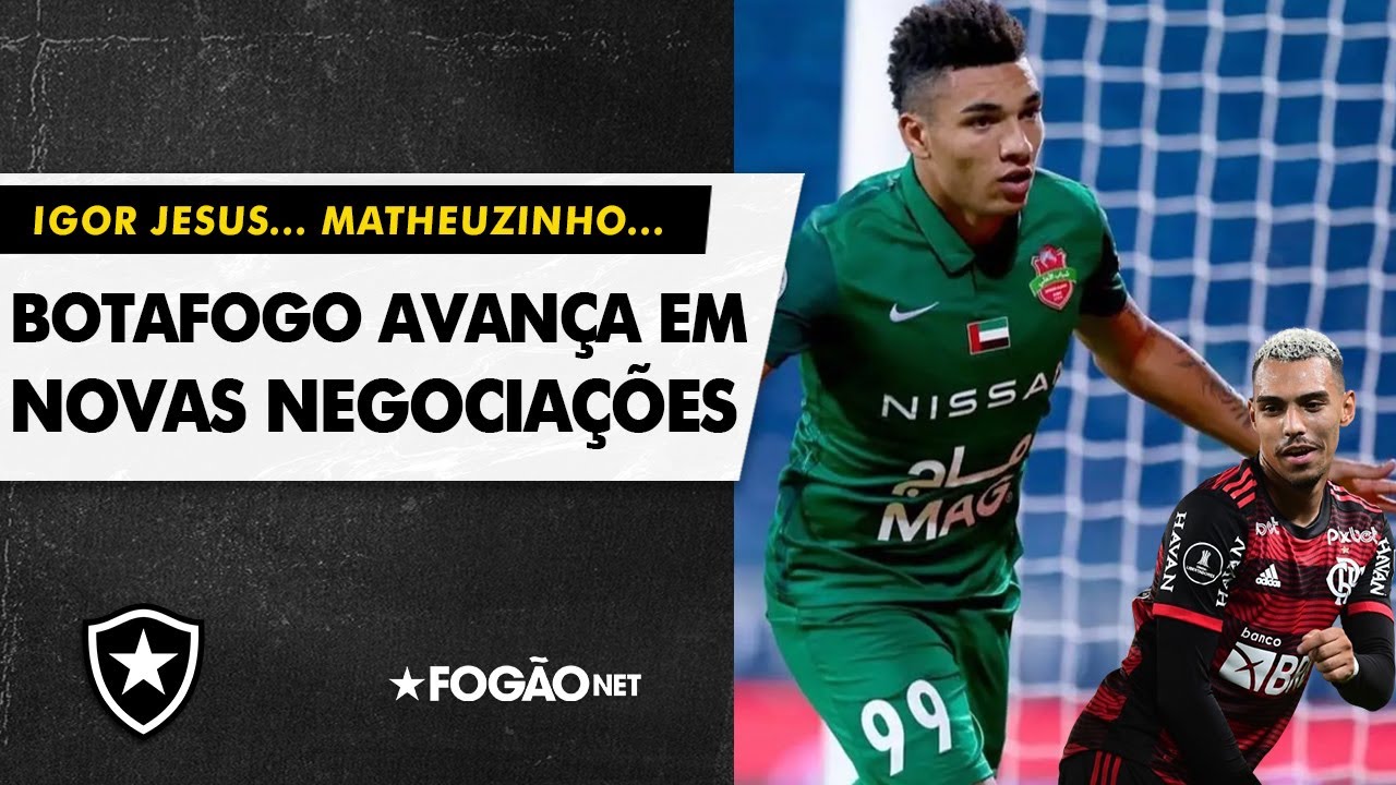 VÍDEO | Botafogo avança por lateral e centroavante após fechar com Luiz Henrique