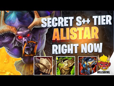 WILD RIFT | ALISTAR SECRET S++ TIER CHAMP RIGHT NOW! | Challenger Alistar Gameplay | Guide & Build
