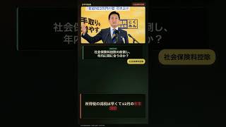 年内に5万円給付へ？玉木代表が提案「社会保険料控除」前倒しの真実#玉木雄一郎 #国民民主党 #社会保険料控除 #給付 #政治解説