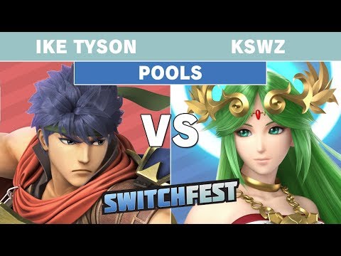 SwitchFest 2019 - THC | Ike Tyson (Palutena) Vs. Kswz (Sheik) Pools - Smash Ultimate