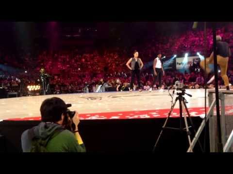 Juste Debout bercy 2014 / locking / Ina (ATF coll.) & Bana vs. Willow & A-Train