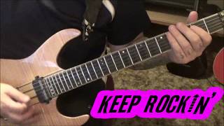 Pretty Maids - Partners In Crime - CVT Guitar Lesson by Mike Gross