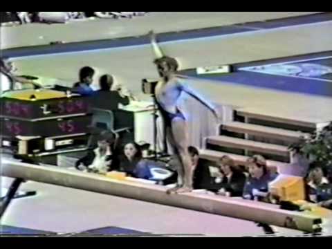 5th T CZE Alena Drevjana BB - 1985 World Gymnastics Championships 9.050.avi