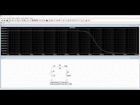 LTspice tutorial 23: Design and simulation of the diode circuit used for noise analysis