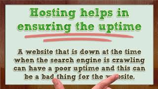 The role of web hosting service and management