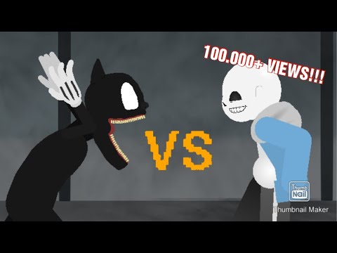 Sans Vs Cartoon Cat | StickNodes