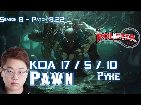 KT Pawn PYKE vs RYZE Mid - Patch 8.22 KR Ranked