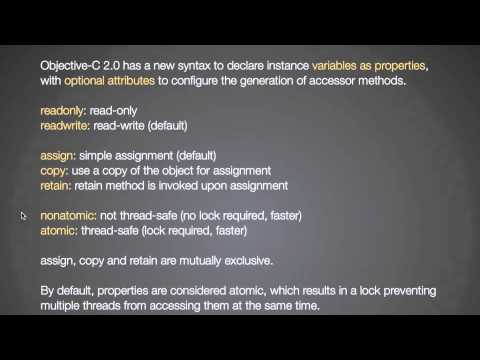 appBuilderTV.com Objective-c Attributes