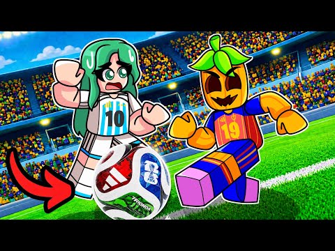 JUGANDO al FUTBOL contra MIS AMIGOS para GANAR la COPA del MUNDO en Roblox