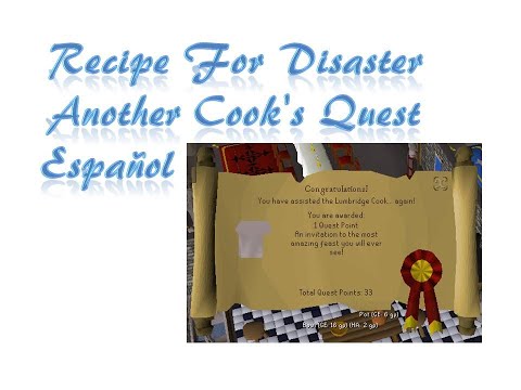 Recipe For Disaster - Another Cook's Quest - RFD Start OSRS Español