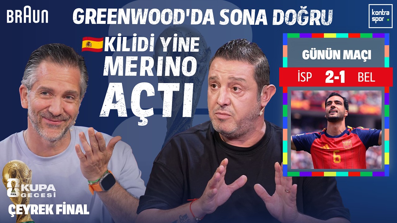 🔴 CANLI | İspanya - Belçika | Nihat Kahveci, Nebil Evren | Kupa Gecesi #28
