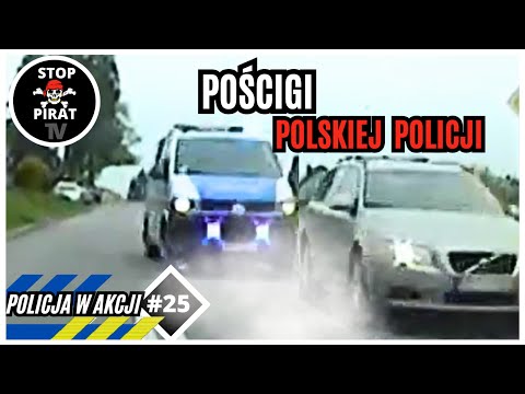 POLICE IN ACTION #25 - Polish Police chases, a pirate in a Volvo, spooked horses, and a thief caught