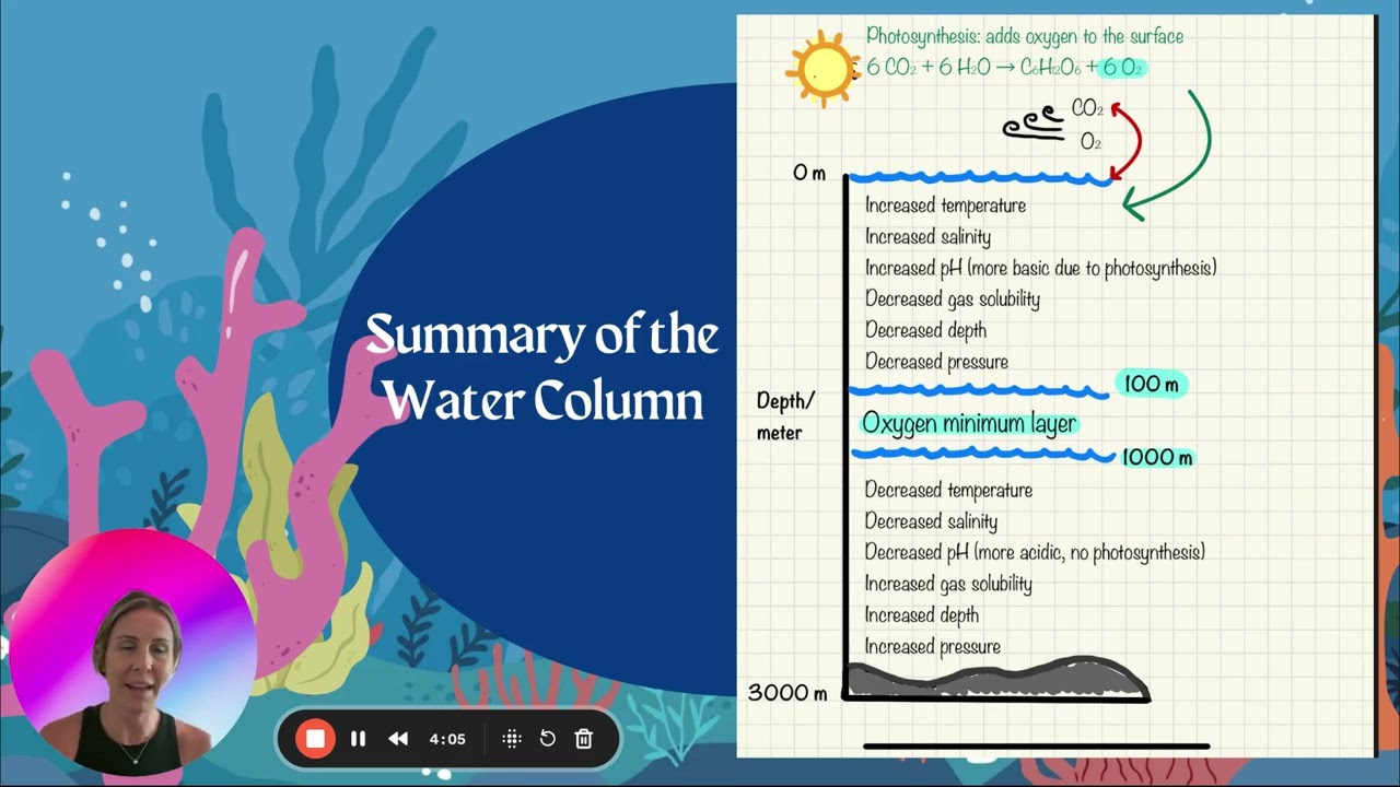 AICE Marine Science  Water Column Recap
