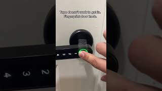 Fingerprint Door Knob tape trick? #kahlatalk #kahlatech #fingerprintdoorknob
