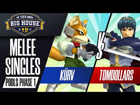Kürv vs tomdollars - Melee Singles Pools WSF - The Big House 10 | Fox vs Marth