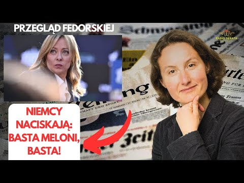 Niemcy naciskają: basta Meloni, basta, fachowcy planują w Bawarii ataki terrorystyczne