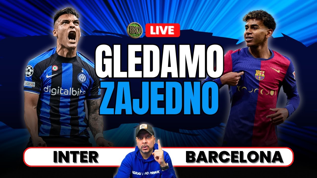 INTER vs BARCELONA 4:3 (LIVE)!  SPEKTAKULARNA UTAKMICA!
