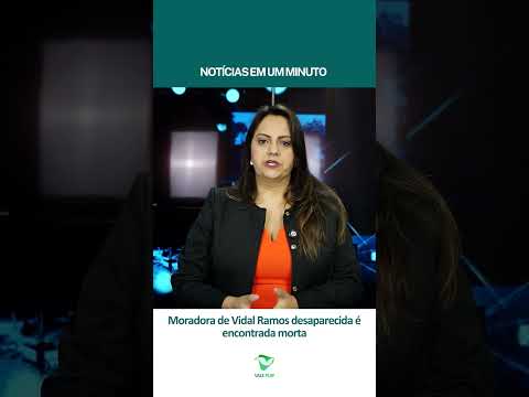 Moradora de Vidal Ramos desaparecida é encontrada morta (21/10/25)