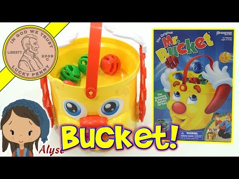 Dad & Daughter Play Mr Bucket Family Game - Spinning & Moving Bucket Fun! Pressman Games