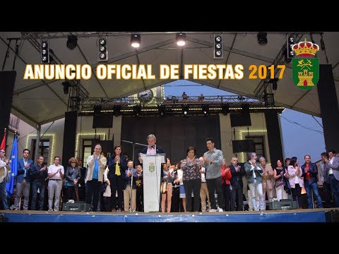 ANUNCIO OFICIAL DE FIESTAS VILLAVICIOSA DE ODÓN 2017